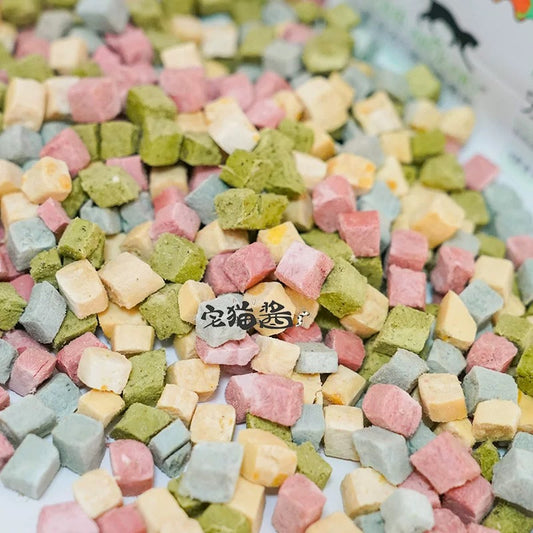 Love Around Four-Piece Rainbow Freeze-Dried Treats for Cats & Dogs