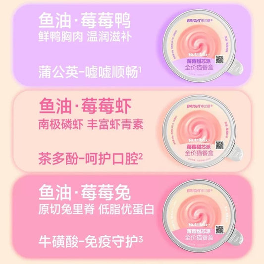 Bright NutriBox Berry Core Complete Wet Cat Food 50g