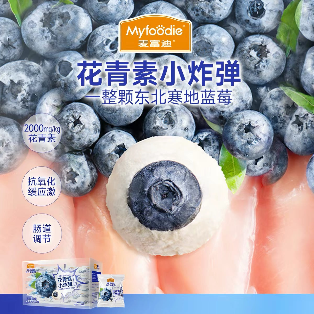 Myfoodie Freeze-Dried Fairy Fruit Bomb Treats for Cats and Dogs 20g