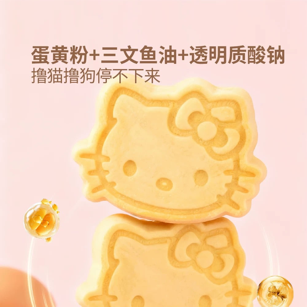 Ranova Hello Kitty Bowl and Treats Set for Cats and Dogs 120g