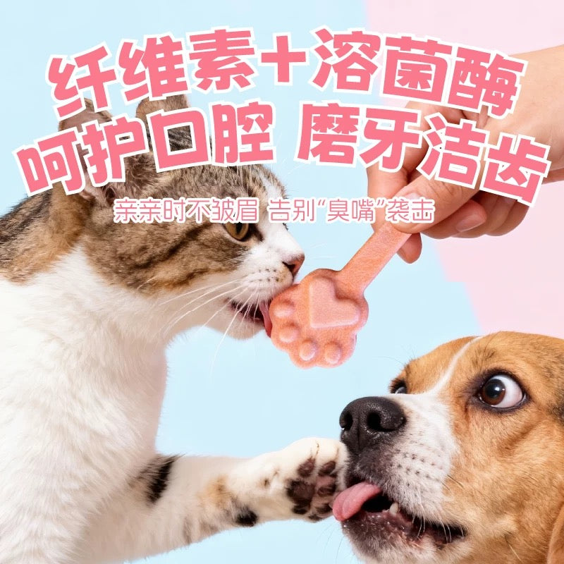 Ranova Freeze-Dried Paw Lollipop Treats for Cats and Dogs