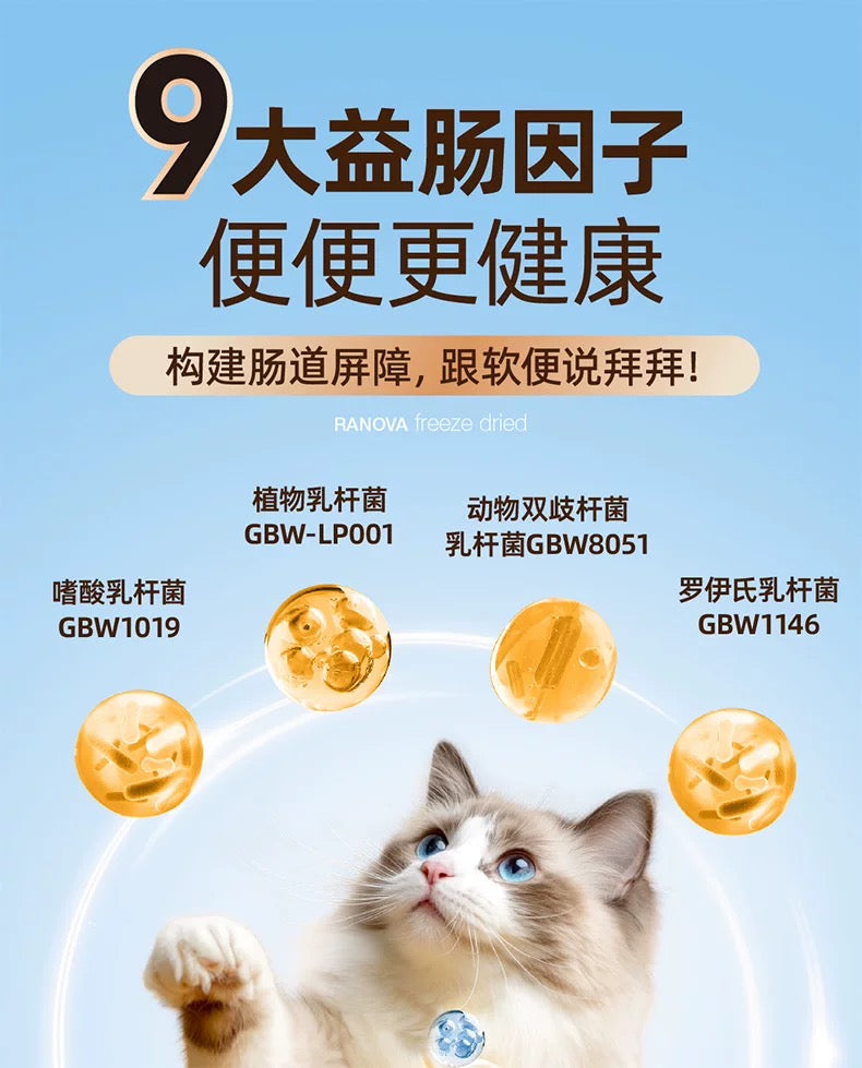 Ranova 99 Chicken and Pigeon Freeze-Dried Complete Food for Cats 200g