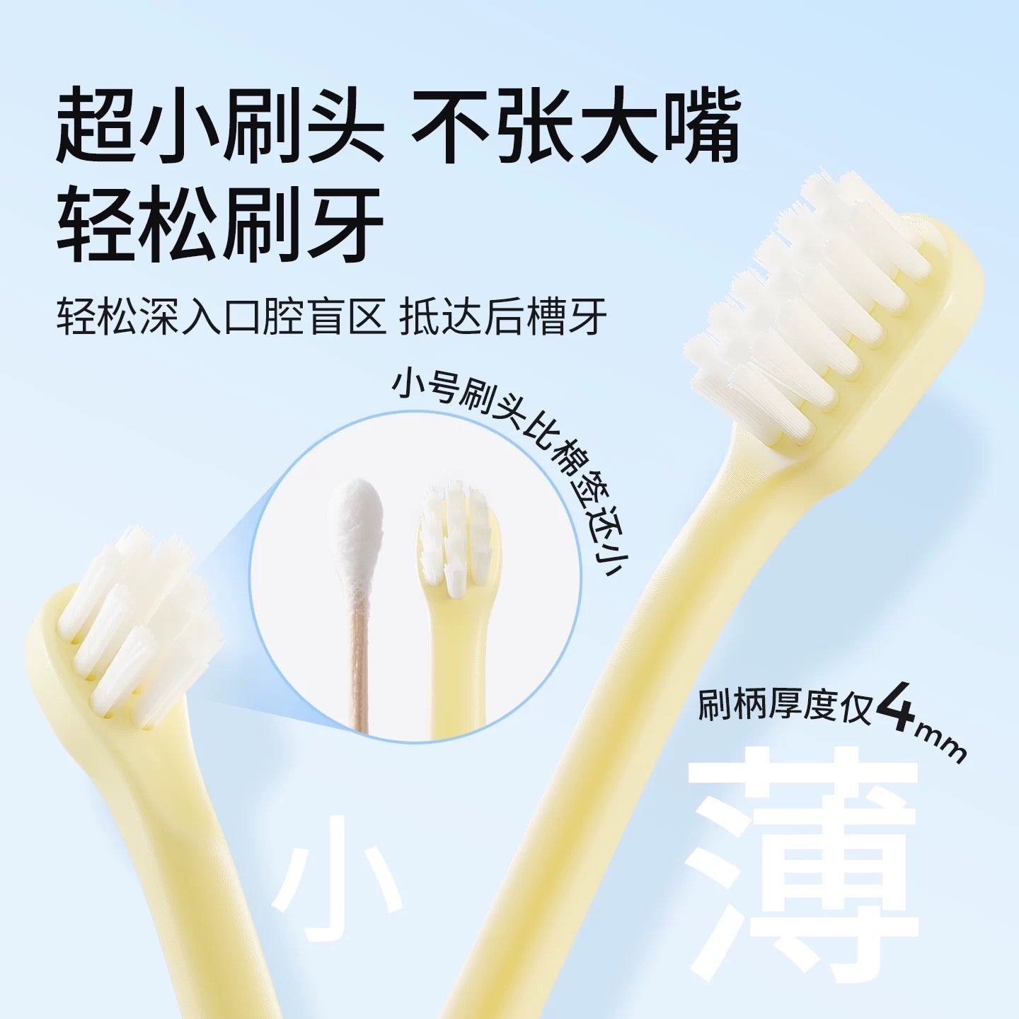 MANGO Small Toothbrush for Cats and Dogs