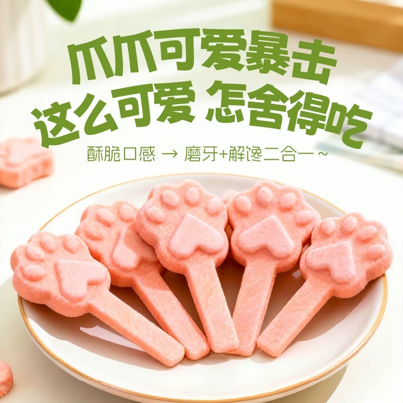 Ranova Freeze-Dried Paw Lollipop Treats for Cats and Dogs
