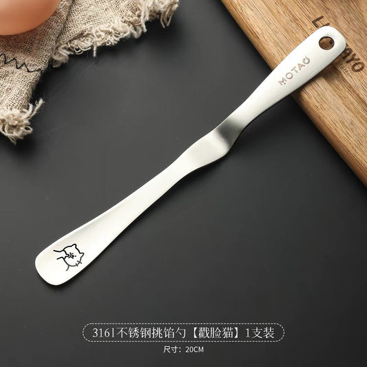 Cute Cat and Dog Design Flat Spoon Kitchen Tool