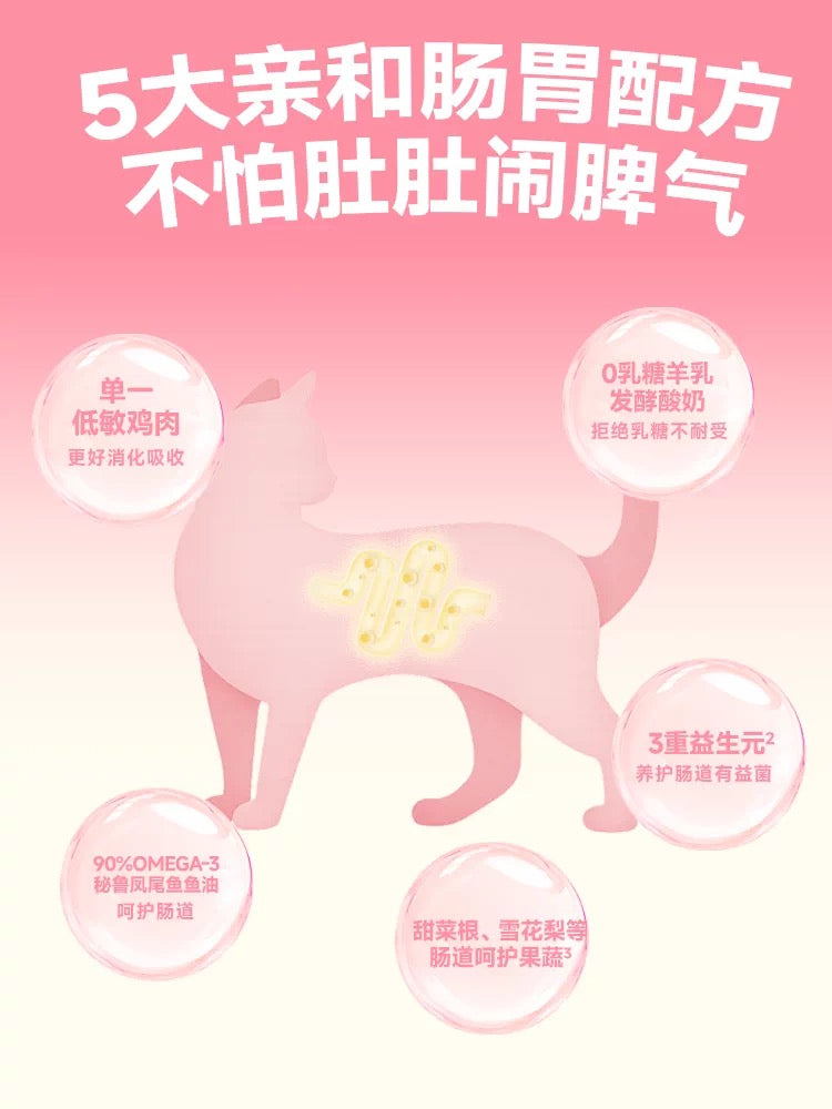 The Cat's Travel Bear Puree Yogurt Complete Food for Cats 40g